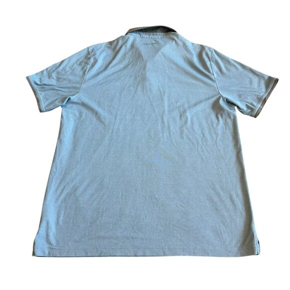 Travis Mathew Blue Short Sleeve Polo Shirt Top Casual Cotton Size 2XL Men's XXL - Picture 6 of 11